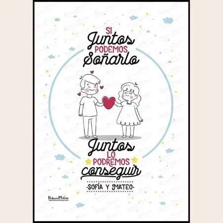 Lámina - Si juntos podemos soñarlo · detalle