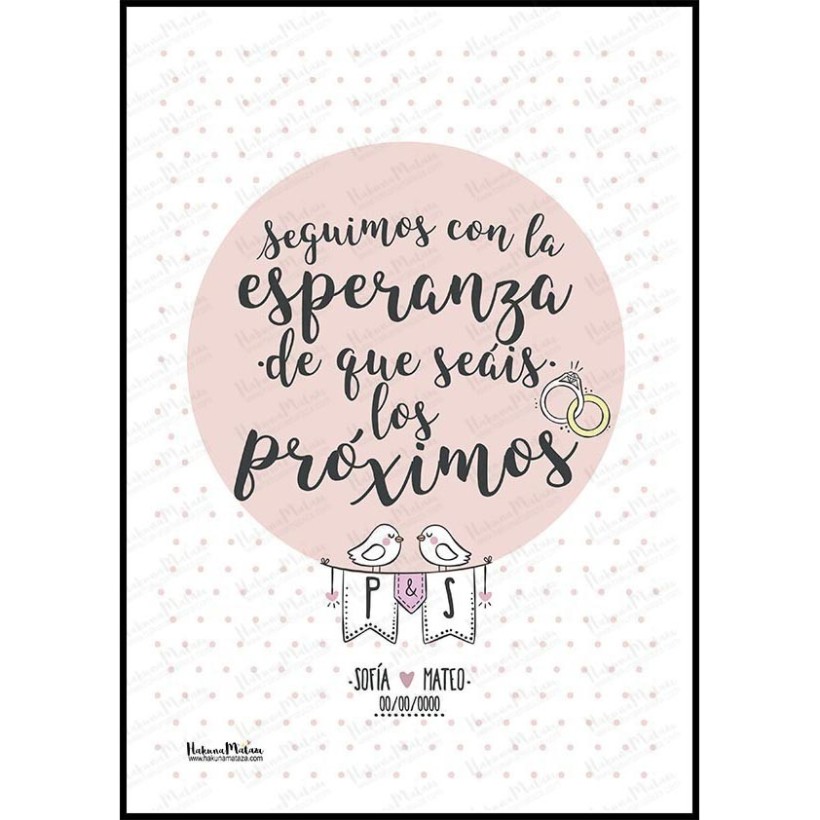 Lámina personalizada - ¿Quieres ser mi testigo de boda?