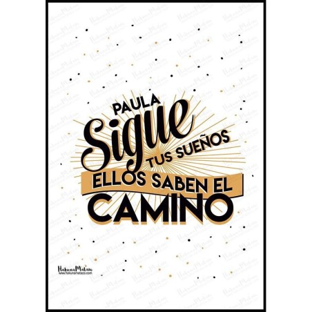 Lámina personalizada - Sigue tus sueños Lámina personalizada - Sigue tus sueños