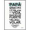 Lámina - Papá gracias por darme lo mejor