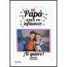 Lámina con foto - Papá eres mi influencer