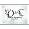 Lámina personalizada Sois los siguientes - Regalos personalizados para bodas de lujo