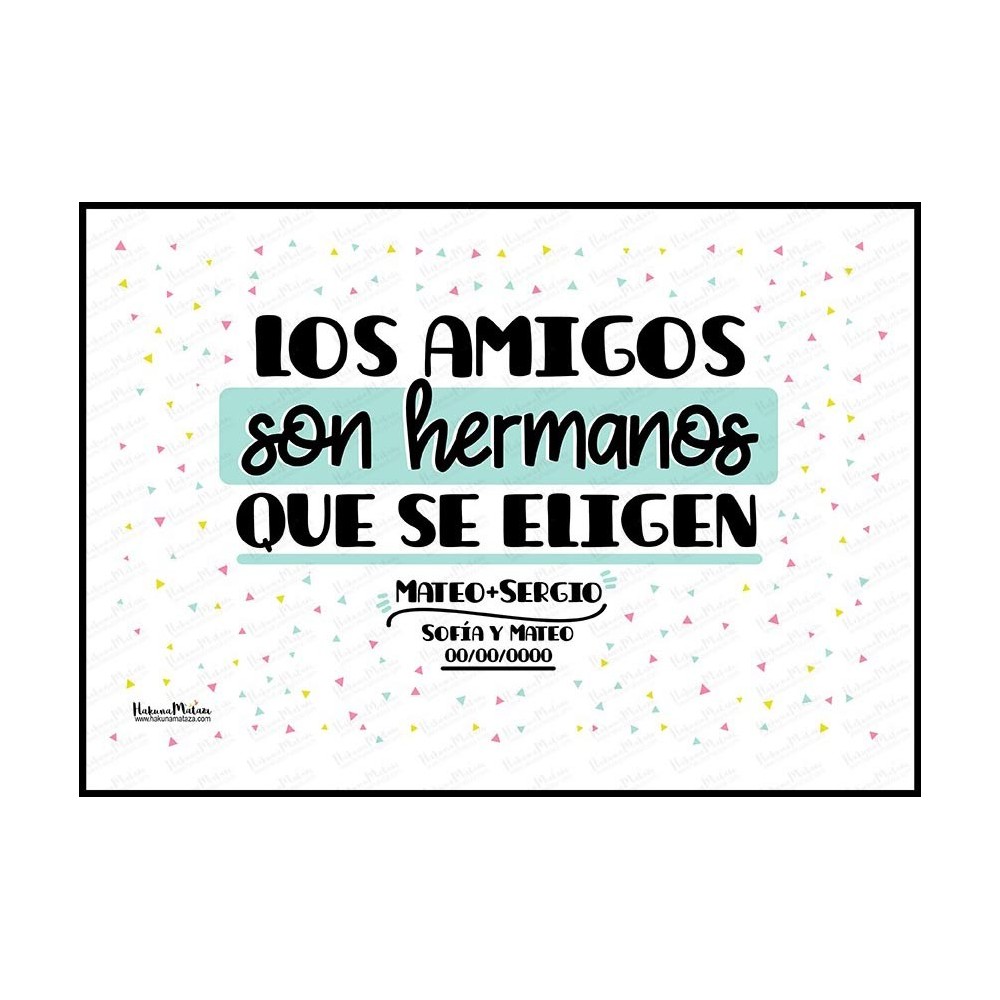 Lámina personalizada - La familia que se elige