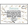 Diseño minimalista y elegante en la lámina 'Hermano: Como las ramas de un árbol