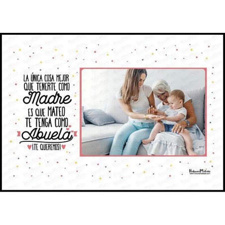 Lámina personalizada con foto - La única cosa mejor que tenerte