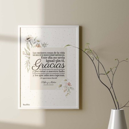 Lámina personalizada - Las mejores cosas Lámina personalizada - Las mejores cosas