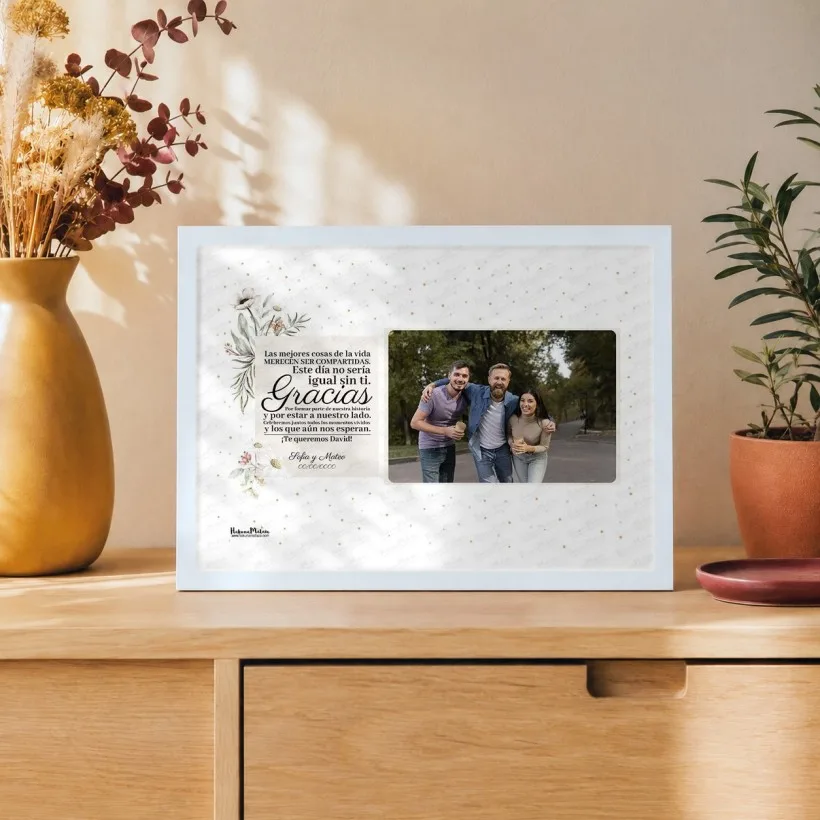Lámina personalizada con foto - Gracias por formar parte de nuestra historia | Hakuna Mataza