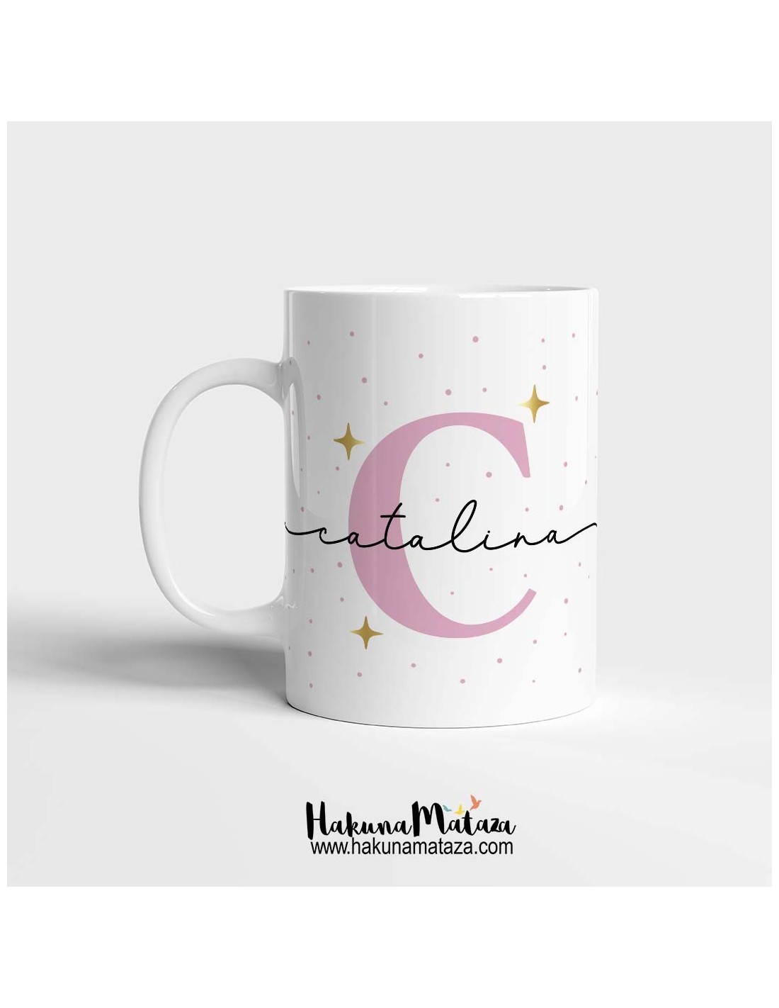 Taza personalizada - Inicial y nombre