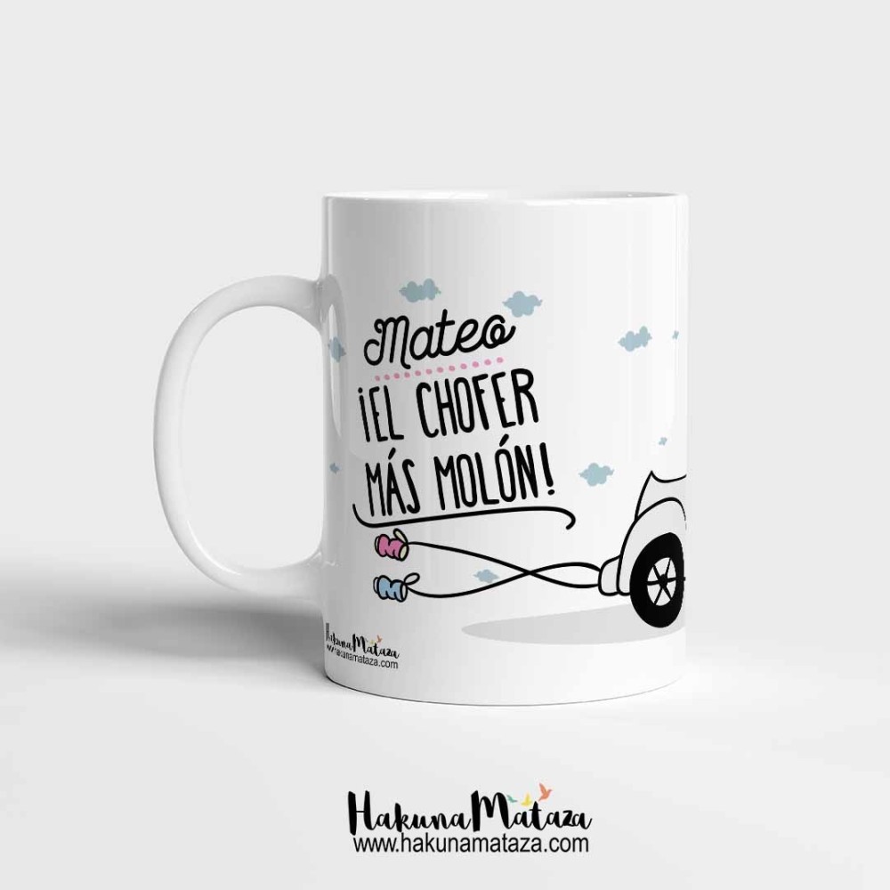 Taza personalizada - El chófer más molón de la boda