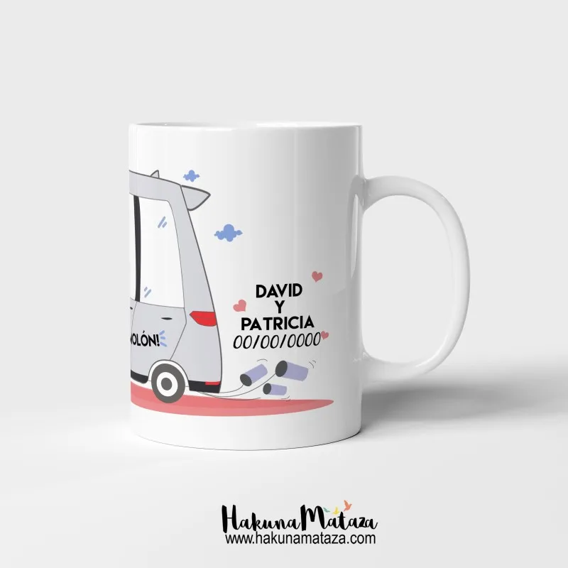 Taza personalizada - El chofer más molón · detalle