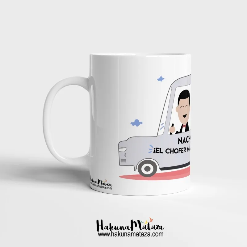Taza personalizada - El chofer más molón | Hakuna Mataza