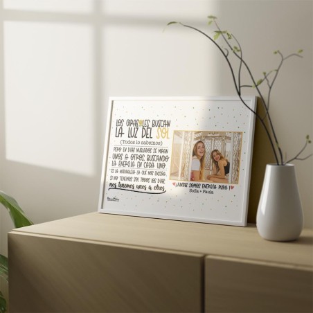 Lámina personalizada con foto - Girasoles Lámina personalizada con foto - Girasoles