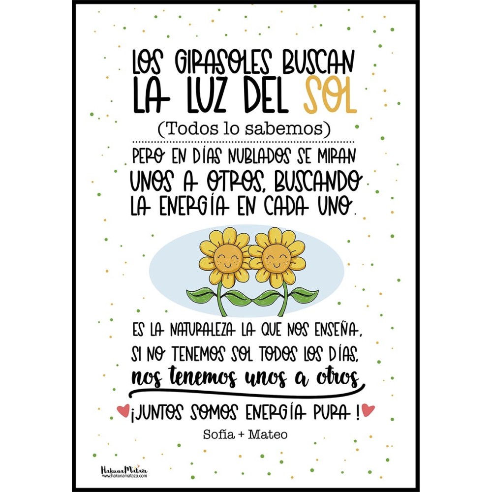 Lámina - Girasoles