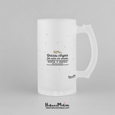 Jarra de cristal personalizada - Lo más bonito Jarra de cristal personalizada - Lo más bonito