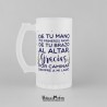 Jarra de cristal personalizada - De tu mano