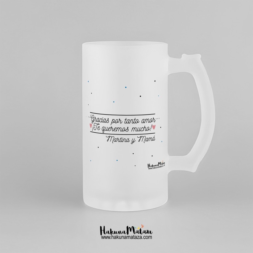 Jarra de cristal personalizada - Mejor Papá Jarra de cristal personalizada - Mejor Papá