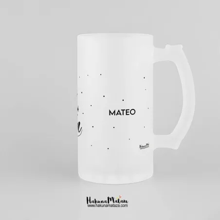 Jarra de cristal personalizada - Si ya saben como me pongo pa que me invitan · detalle