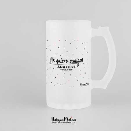 Jarra de cristal personalizada - Te ríes un rato Jarra de cristal personalizada - Te ríes un rato