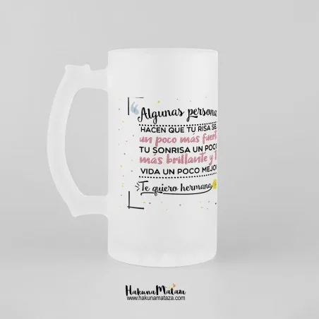 Jarra de cristal personalizada - Algunas personas (rosa) | Hakuna Mataza