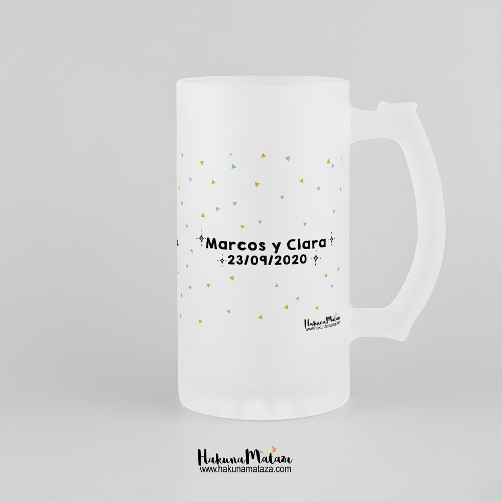 Jarra de cristal personalizada - Papá eres un pesado