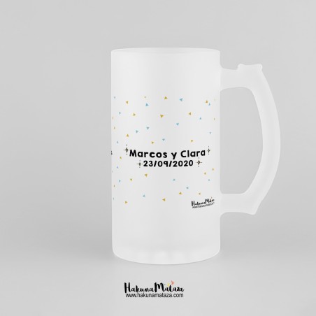 Jarra de cristal personalizada - Papá eres un pesado