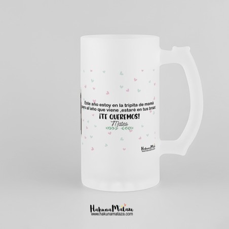 Jarra de cristal personalizada - Ecografía Jarra de cristal personalizada - Ecografía