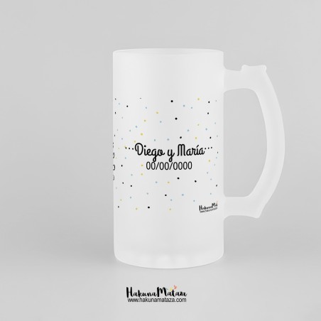 Jarra de cristal personalizada - Esta jarra pertenece