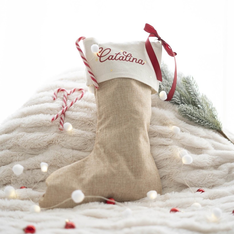 Calcetín de Navidad personalizado Calcetín de Navidad personalizado