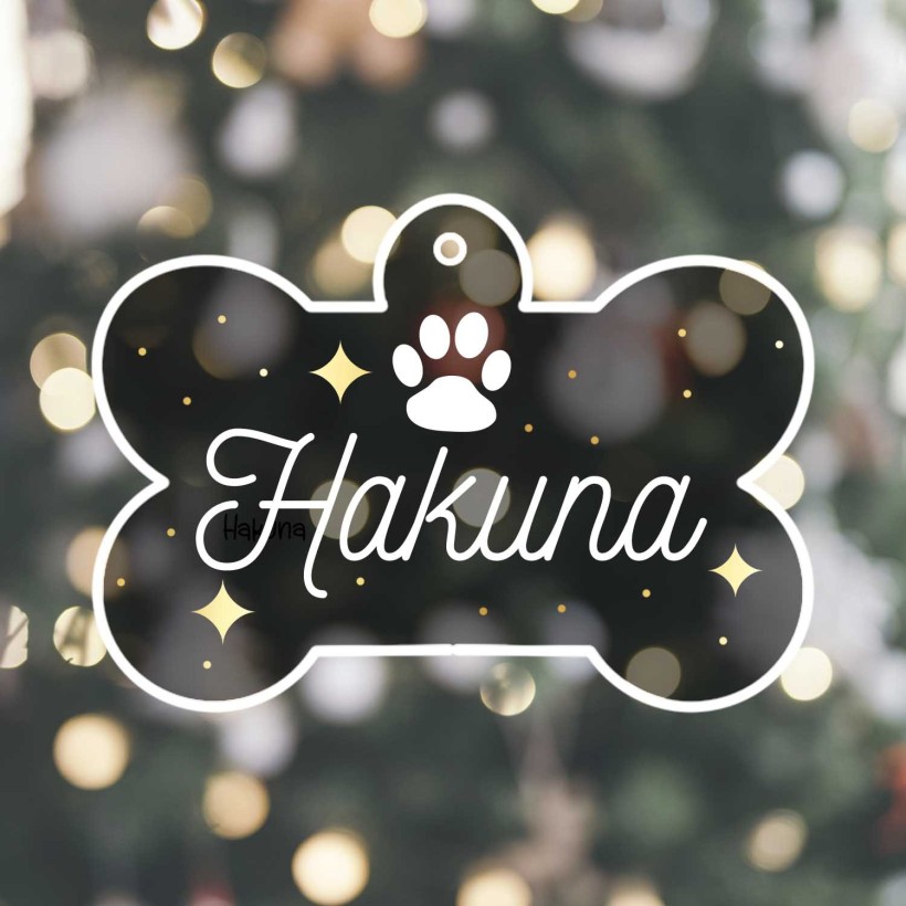 Adorno acrílico Navidad - Perro Adorno acrílico Navidad - Perro