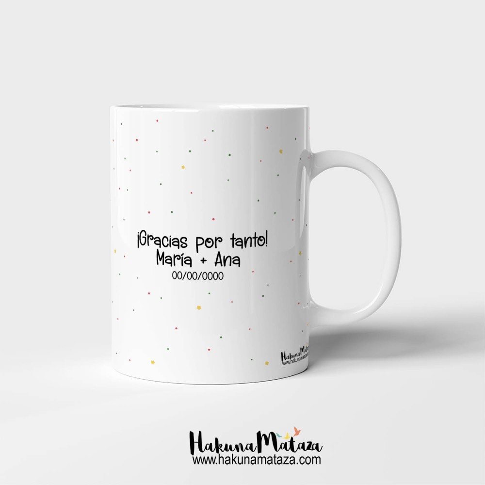 Taza personalizada Navidad - Eres la estrella de mi Navidad