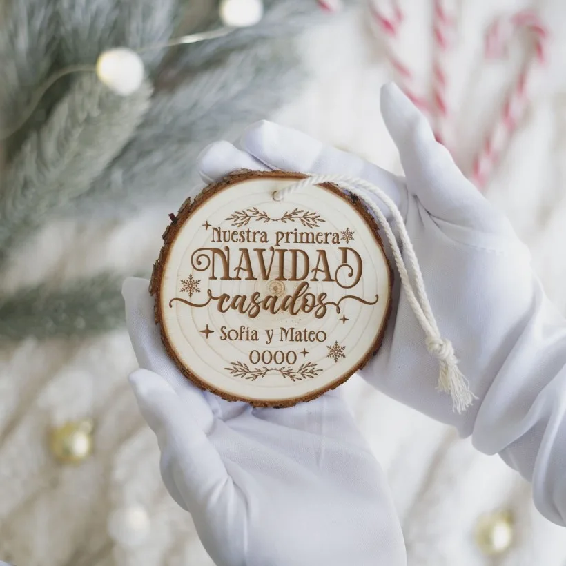Rodaja árbol de navidad - Nuestra primera Navidad | Hakuna Mataza