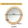 Marcasitio Espejo de madera personalizado
