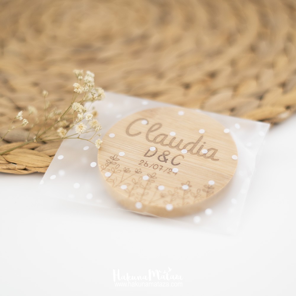 Espejo de madera personalizado - Banderín