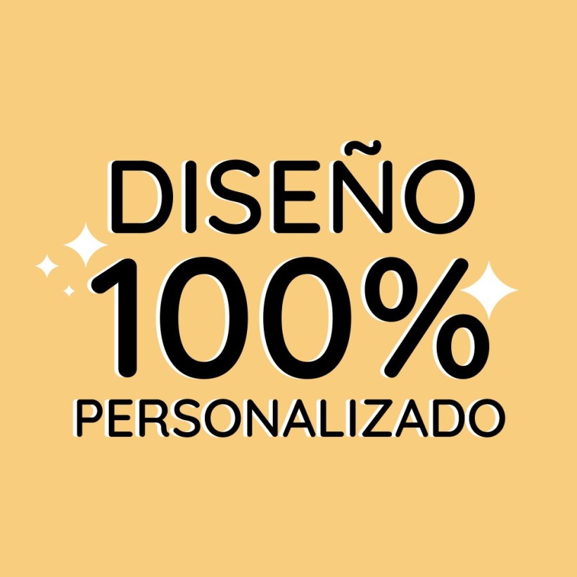 Diseño 100% personalizado - Creamos el diseño según tus indicaciones