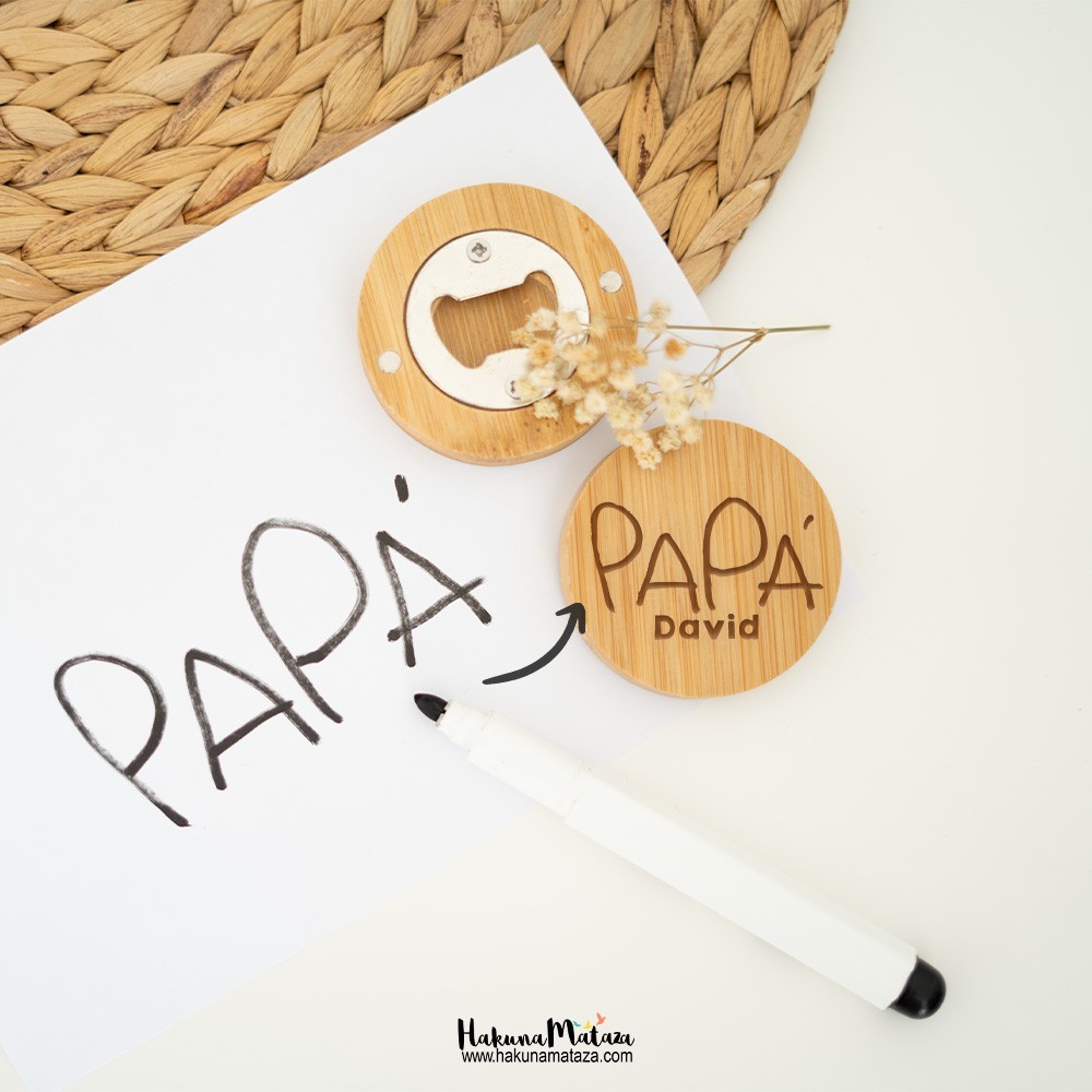 Abridor personalizado - Escritura niños
