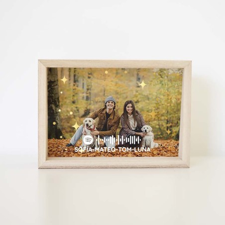 Hucha de madera personalizada - Regala una canción Hucha de madera personalizada - Regala una canción
