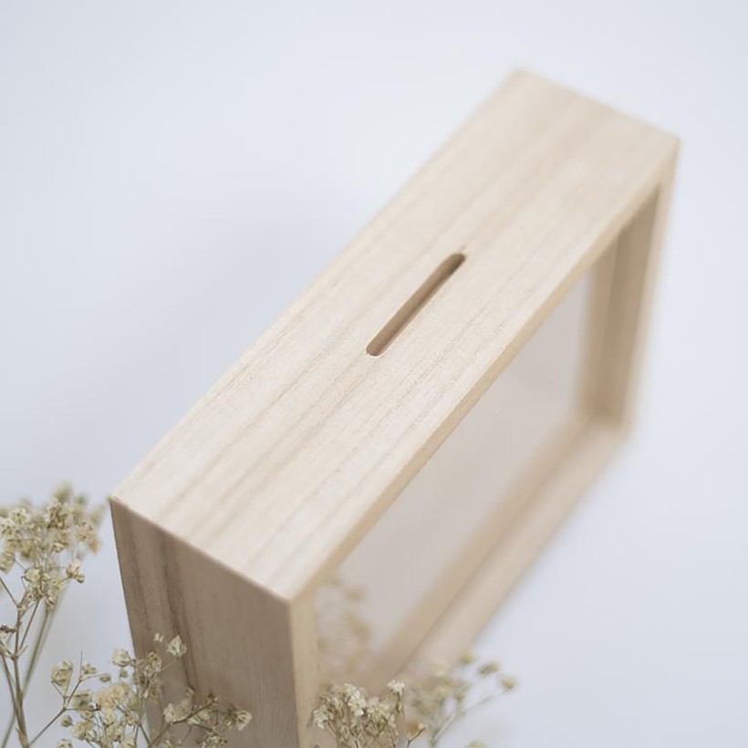 Hucha de madera personalizada - Mi primera comunión Hucha de madera personalizada - Mi primera comunión