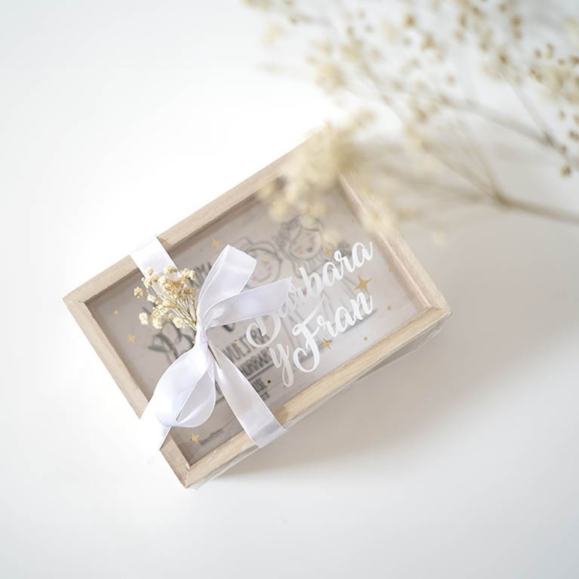 Hucha de madera personalizada - Mi primera comunión Hucha de madera personalizada - Mi primera comunión