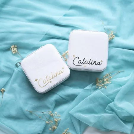 Joyero personalizado · ejemplo de personalización