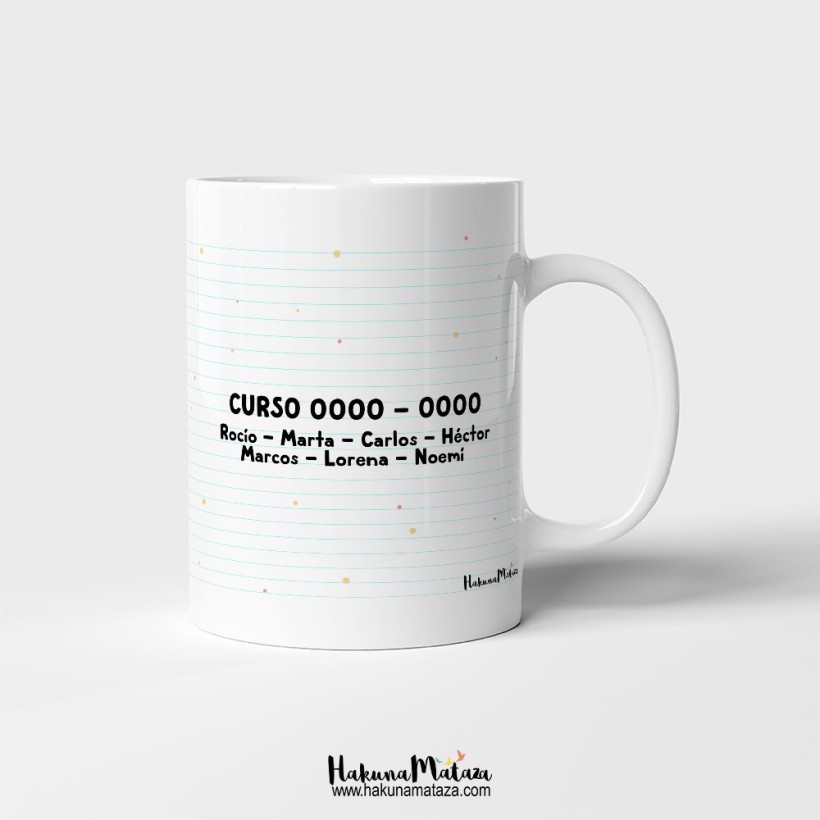Taza personalizada - Profe, un millón de gracias
