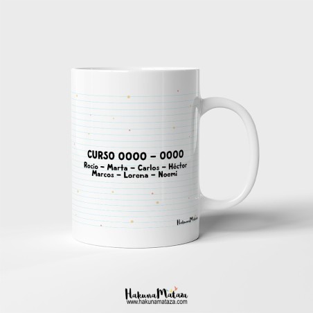Taza personalizada - Profe, un millón de gracias