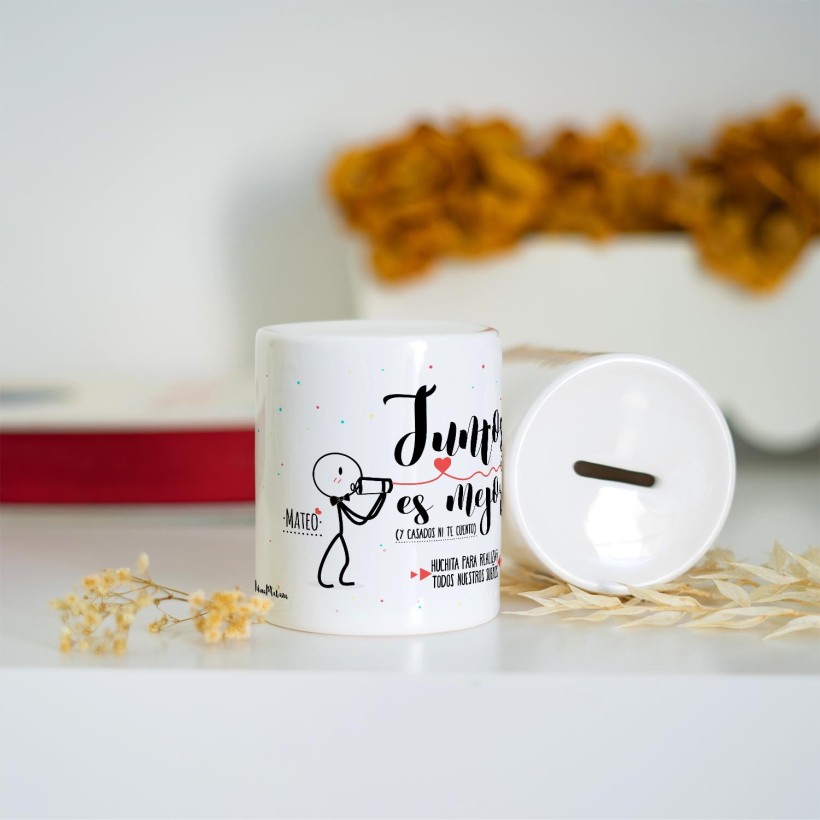 Hucha personalizada - Juntos es mejor