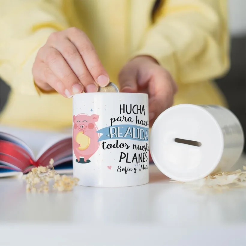 Hucha personalizada - Para hacer realidad todos nuestros planes | Hakuna Mataza 2