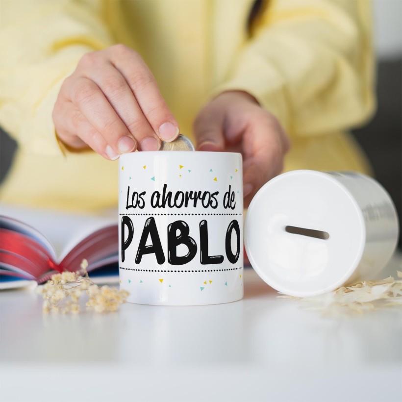 Hucha - Los ahorros de (nombre)