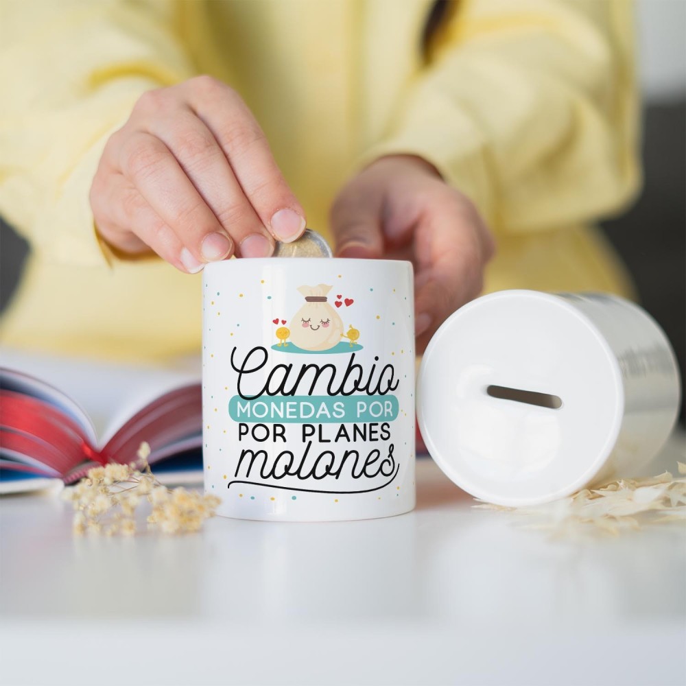 Hucha - Cambio monedas por planes molones