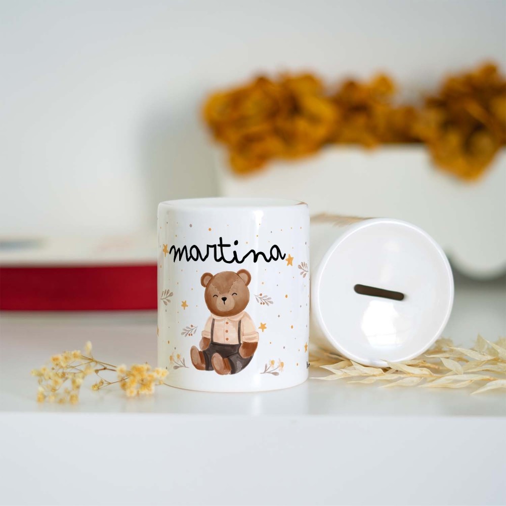 Hucha - Infantil animales acuarela