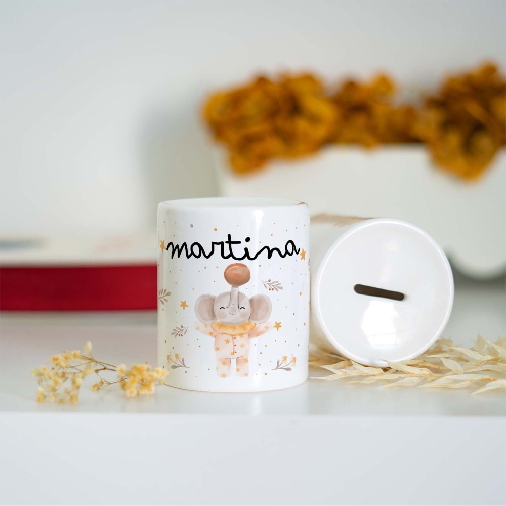 Hucha - Infantil animales acuarela