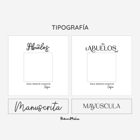 Marco de fotos personalizado - Ecografía