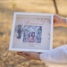 Marco de madera dedicado personalizado - Diseño ramas
