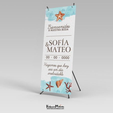 Banner personalizado - Playa